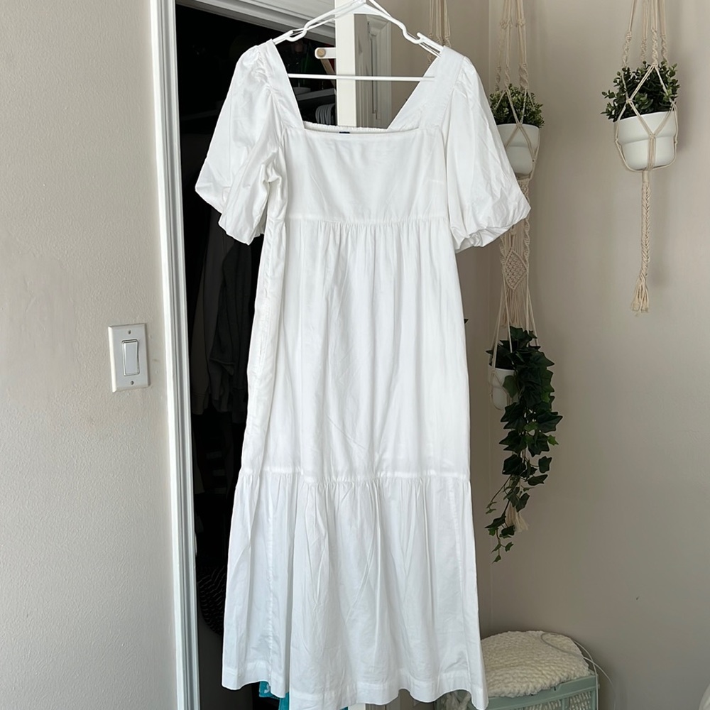 Old Navy White Maxi Dress
